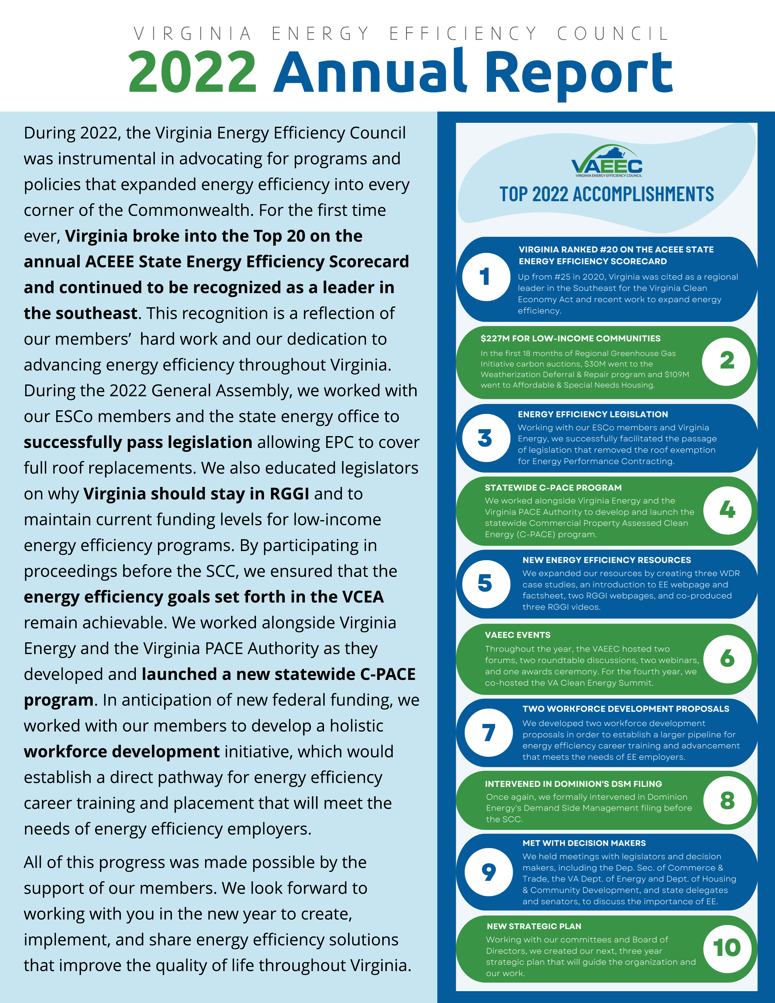 About Us - Virginia Energy Efficiency Council